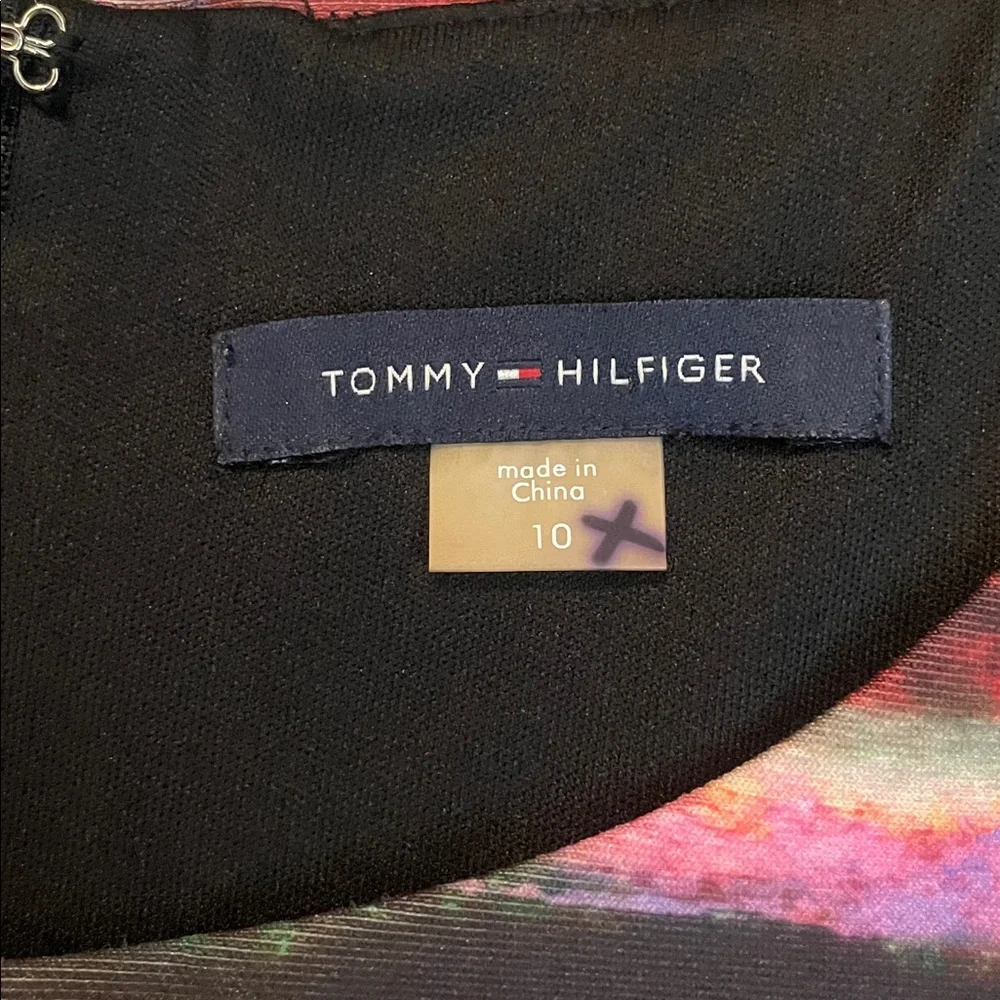 Tommy Hilfiger Multicolor Striped Sleeveless Midi Dress